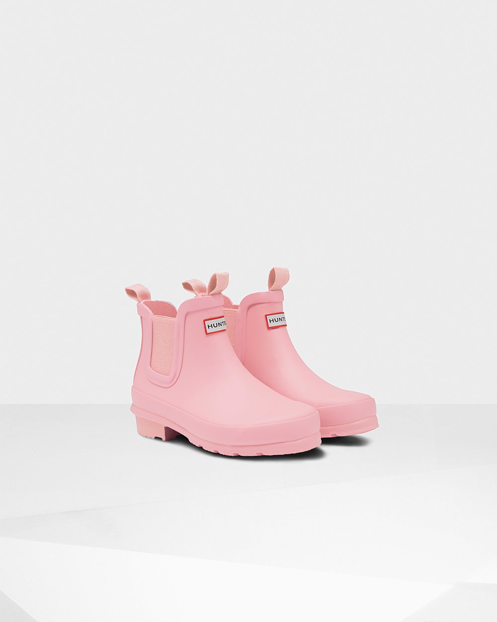 Chelsea Boots Barn - Hunter Original Stora - Rosa - 095231-KAX